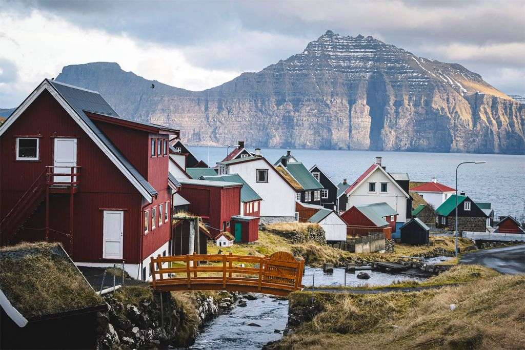 Islandská krajina online puzzle