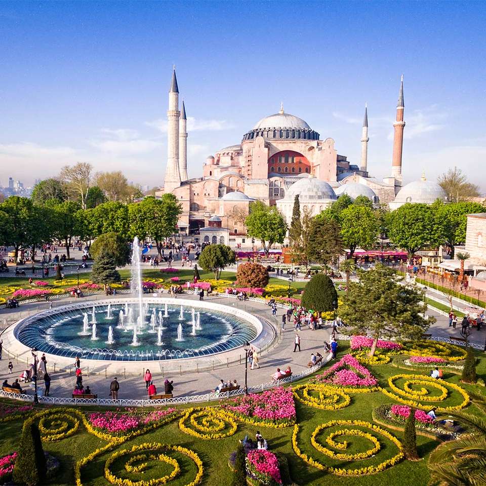 Αρχιτεκτονικό κτήριο στην Τουρκία online παζλ