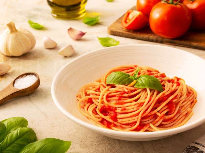 Спагетти пазл онлайн