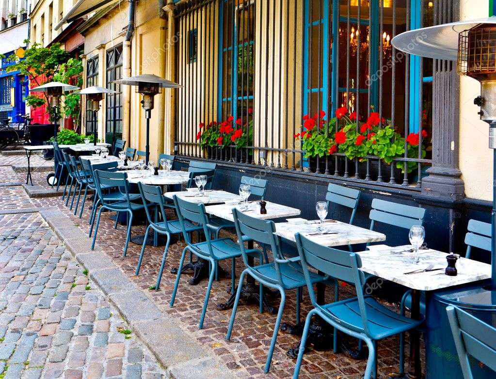 étterem Franciaországban kirakós online