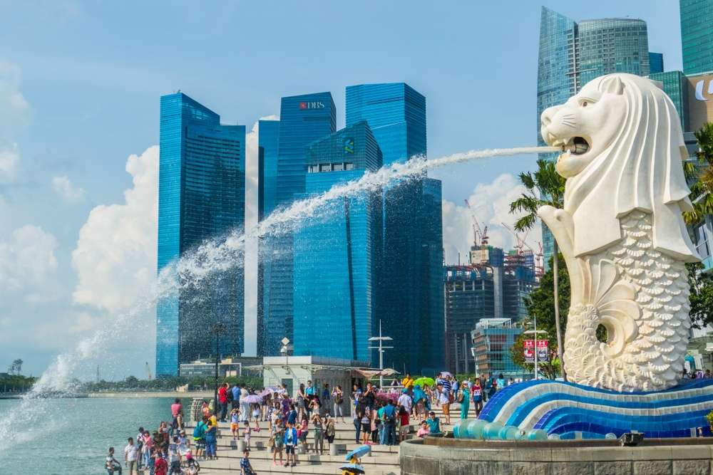 Сингапур - градът на лъва онлайн пъзел