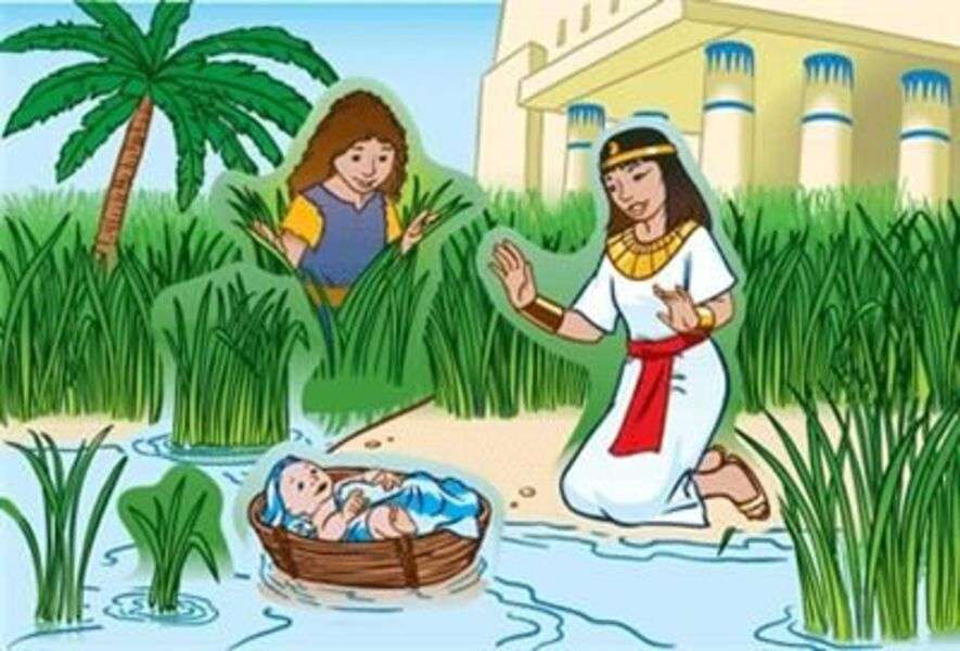 Moïse sur le Nil puzzle en ligne