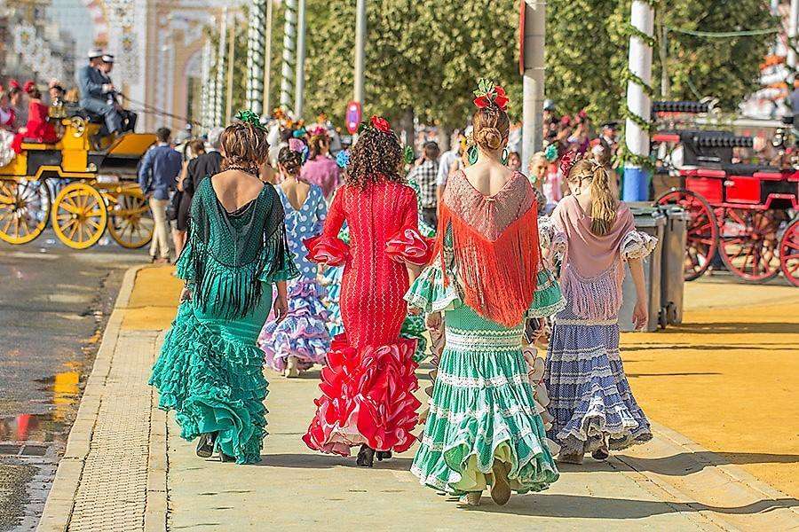 Севільський ярмарок - Іспанія №2 пазл онлайн