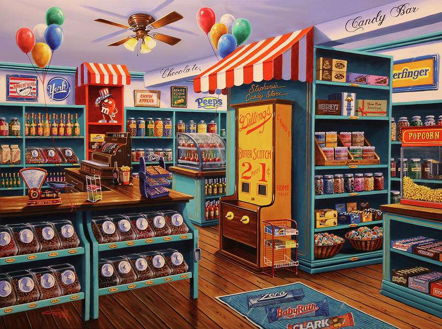negozio di caramelle puzzle online