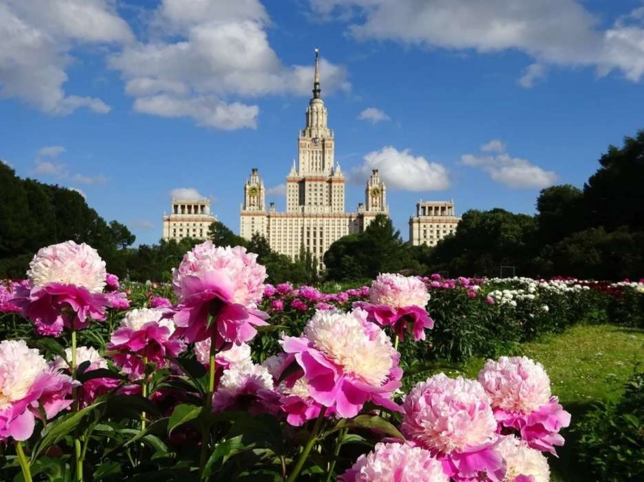 grădina botanică din Moscova jigsaw puzzle online