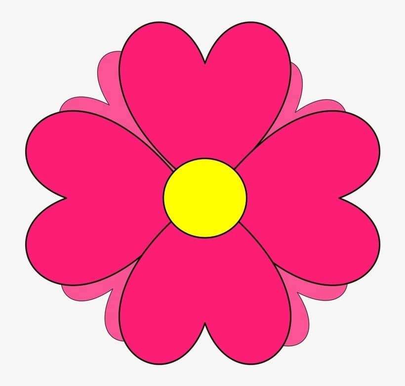 Il fiore rosa puzzle online