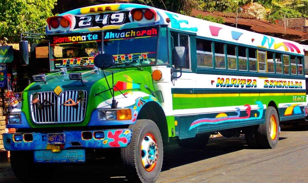Autobus v Nikaragui online puzzle