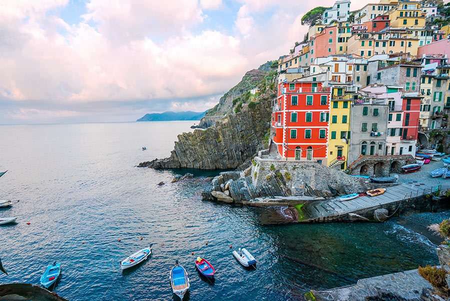 Italien - Stadt und Bucht Puzzlespiel online