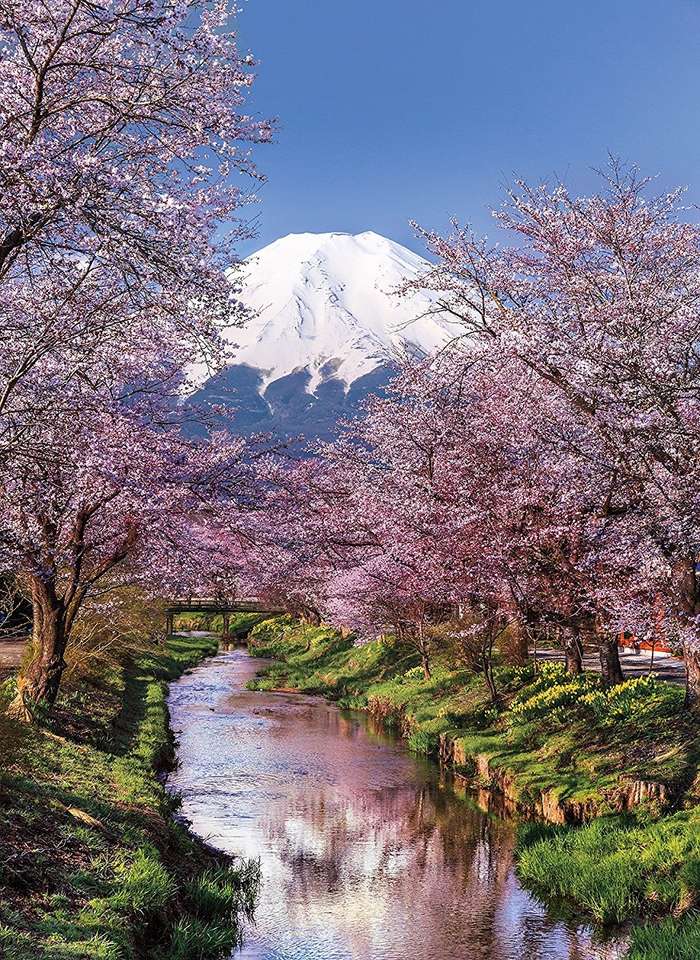 Berg Fuji. Puzzlespiel online