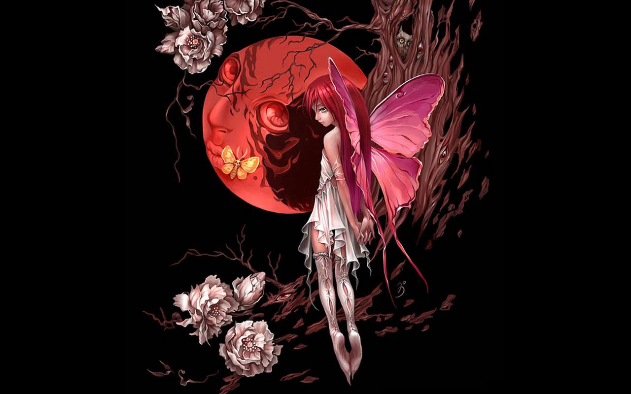 little fairy in the moonlight jigsaw puzzle online