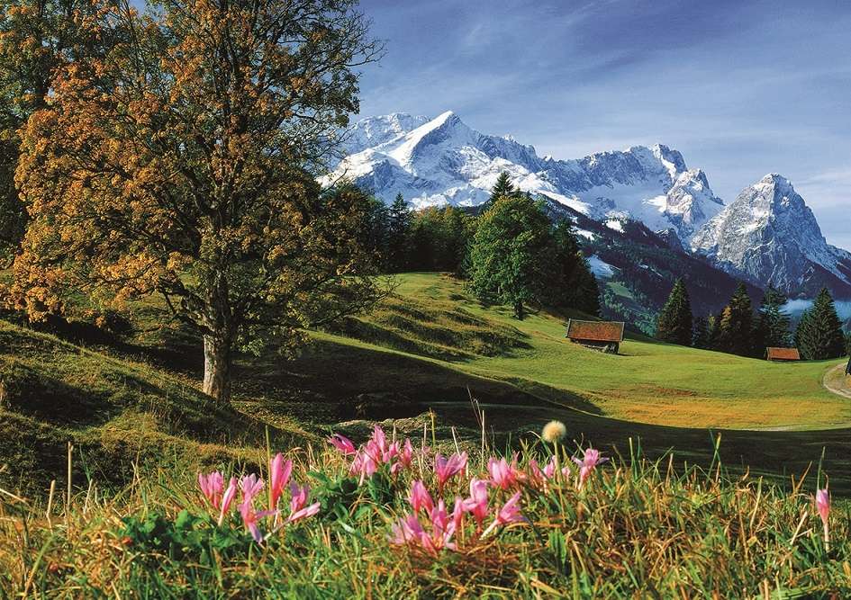 Alpes bavaroises. puzzle en ligne