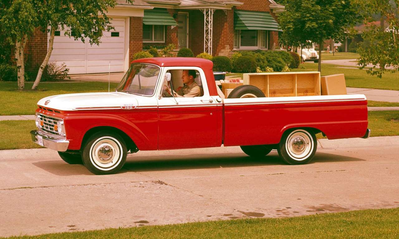 Ford Pickup Styleside z roku 1965 online puzzle