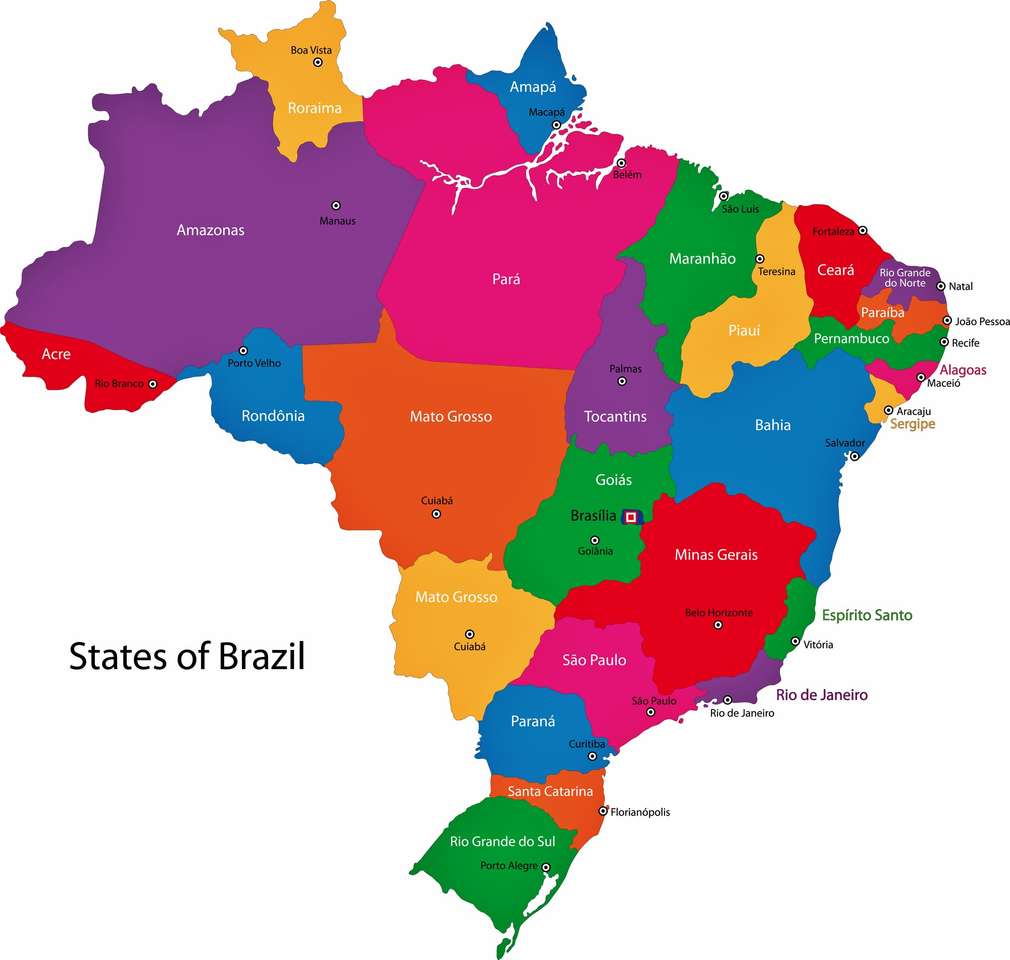головоломка Бразилія онлайн пазл