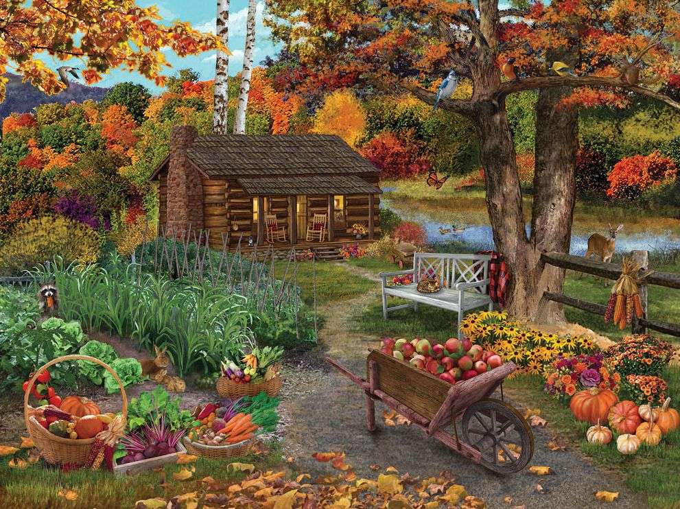 Herfst oogst. online puzzel