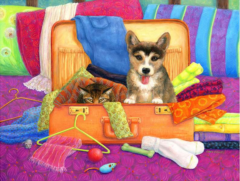 Puppy wil reizen #126 online puzzel