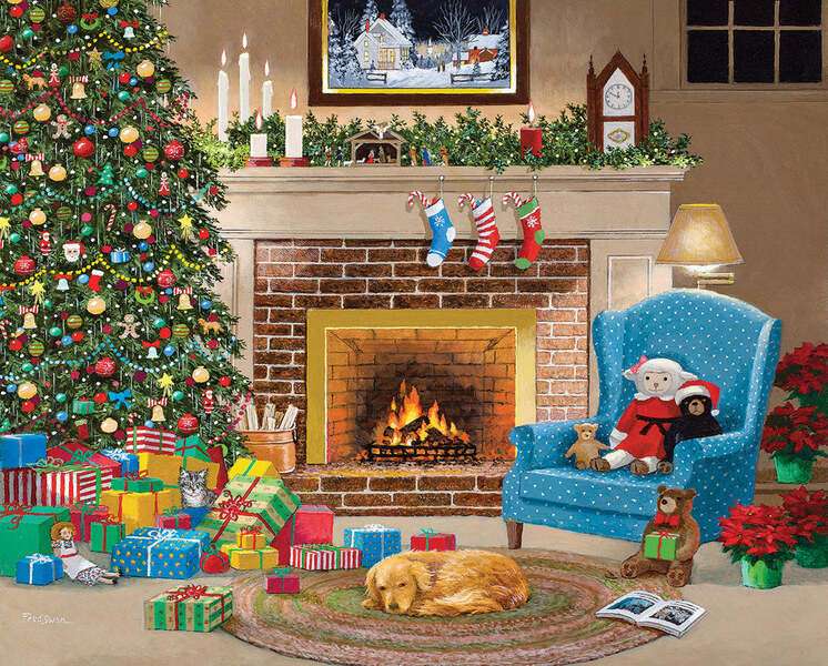 Čekání na Vánoce online puzzle