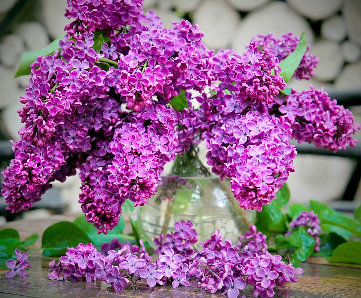 Bouquet lilas puzzle en ligne