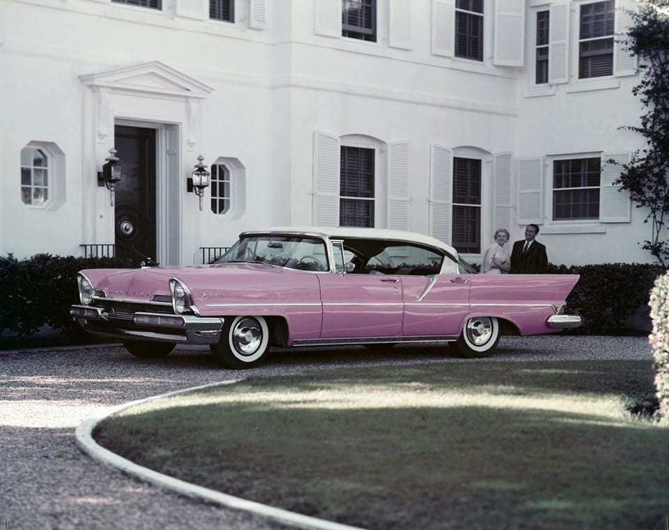 1957 Lincoln Premiere Landau techo rígido de 4 puertas rompecabezas en línea