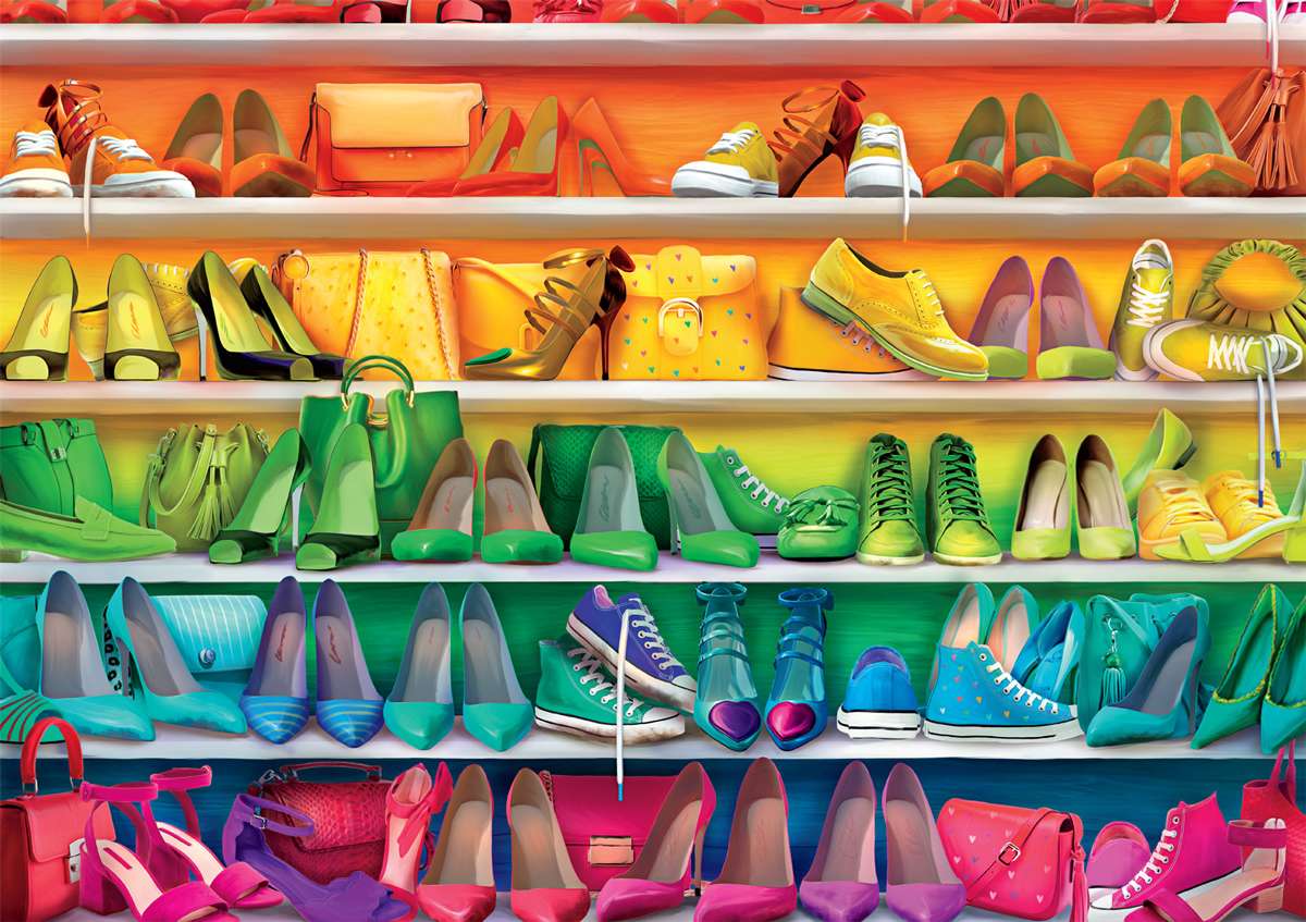 Asco ballena Por muchos zapatos de colores - Puzzle Factory