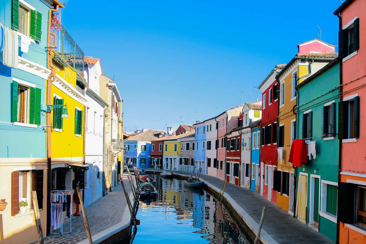 Бурано, Венеция, Италия пазл онлайн