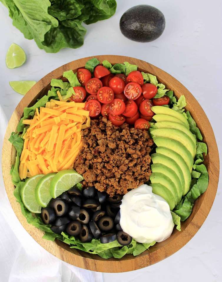 Keto Taco Salad jigsaw puzzle online