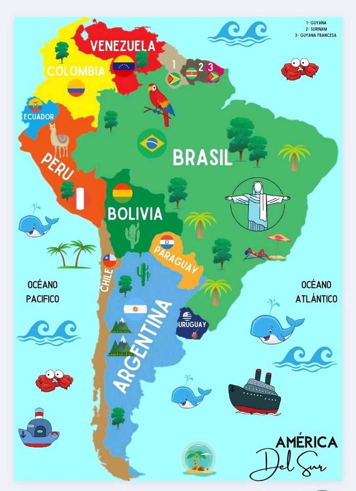 Südamerika Puzzlespiel online
