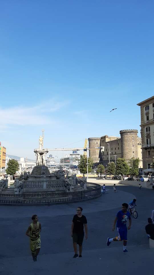 Piazza Municipio Napels legpuzzel online