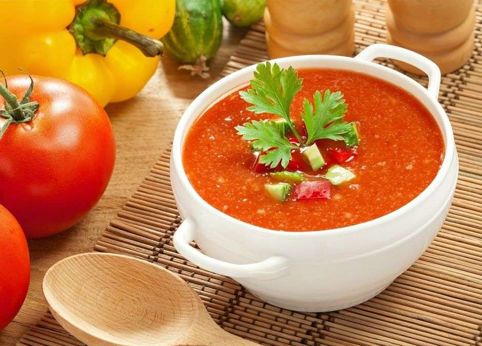 Gazpacho – Spanische kalte Suppe Online-Puzzle