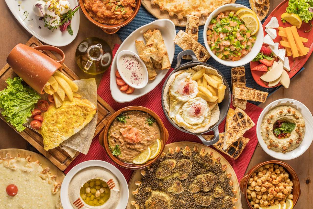 Snacks uit het Midden-Oosten legpuzzel online
