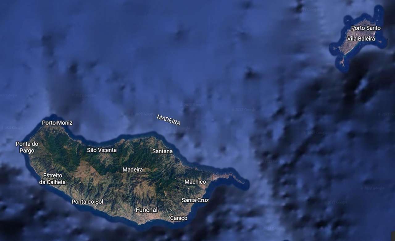 Острів Мадейра онлайн пазл