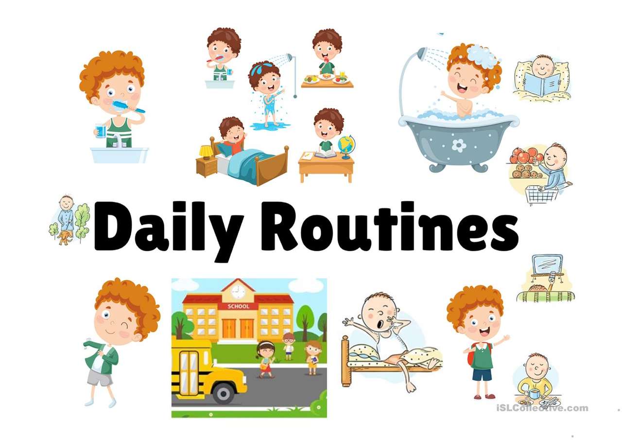 dagelijkse routine legpuzzel online
