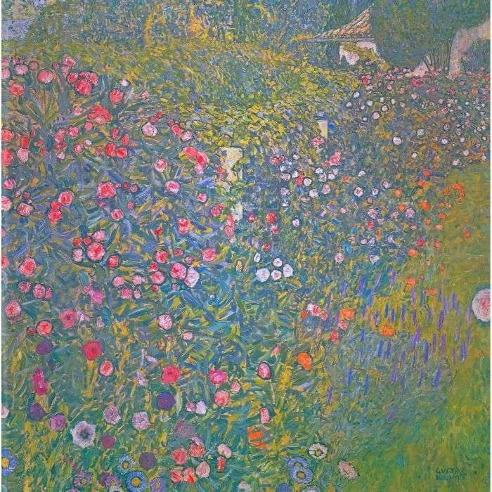 Italian Garden (G Klimt) jigsaw puzzle online