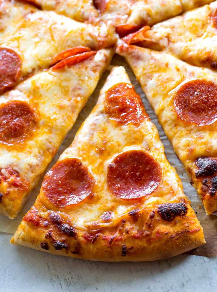 Receta de masa de pizza rompecabezas en línea
