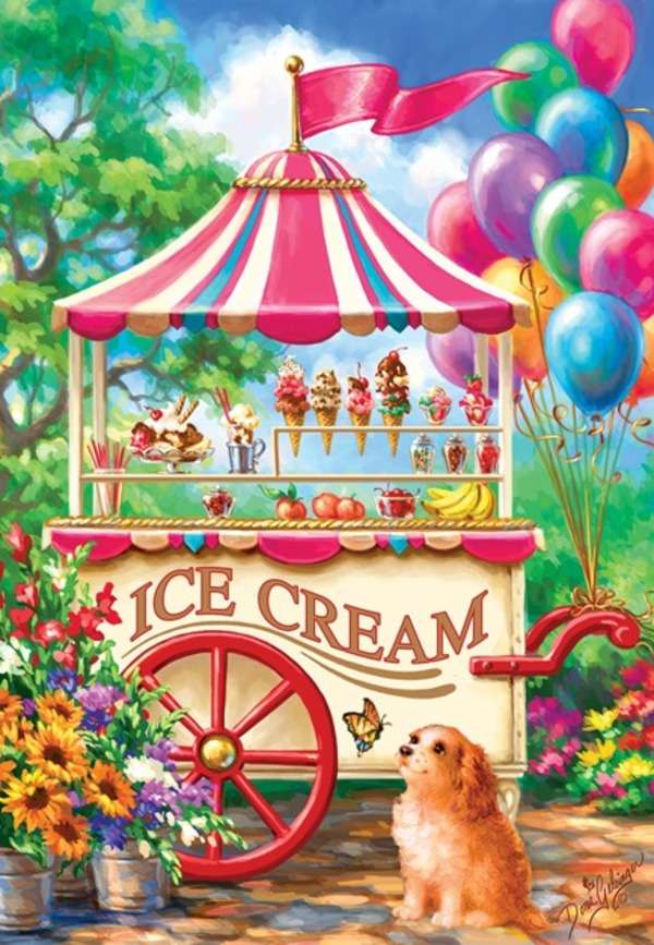 Puppy Selling Ice Cream #133 online puzzle