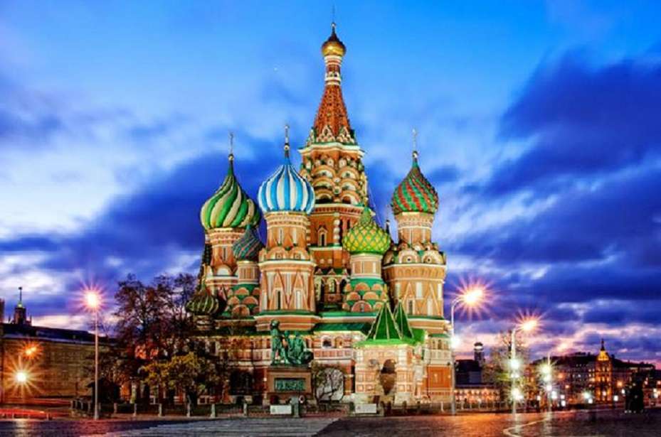 Moskva - Chrám Basila online puzzle
