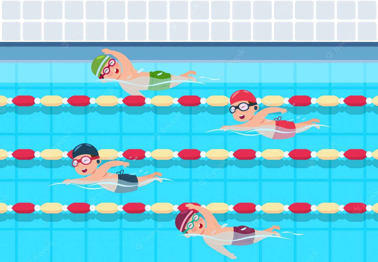 змагання з плавання пазл онлайн