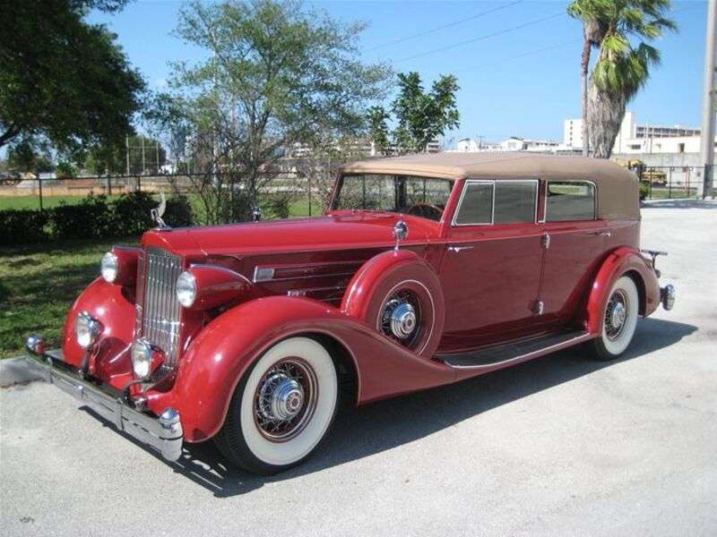 Car Packard V12 Cabrio Sedan Έτος 1935 παζλ online