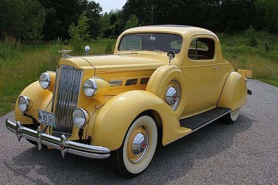 Car Packard 120 Coupe 1937 évjárat kirakós online