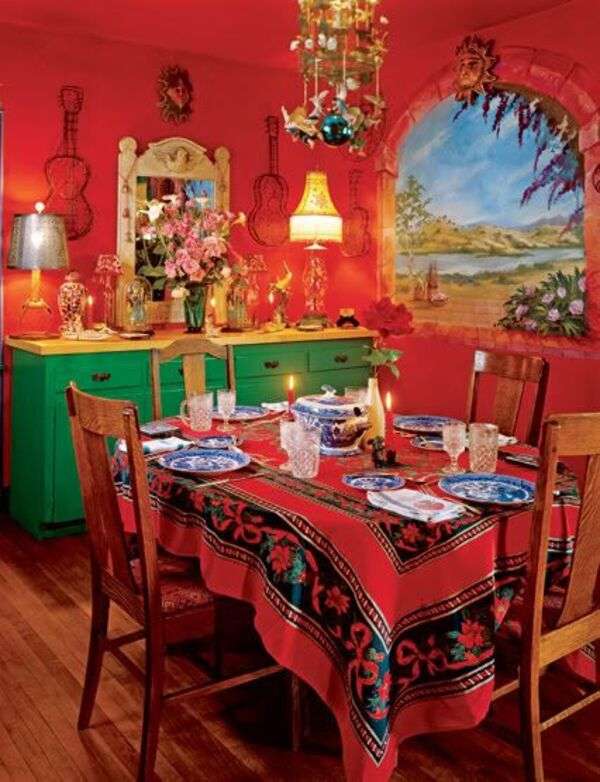 Sala de jantar de uma casa tipo mexicana #28 quebra-cabeças online