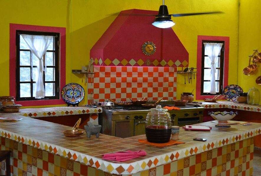 Egy mexikói típusú ház konyhája #56 online puzzle