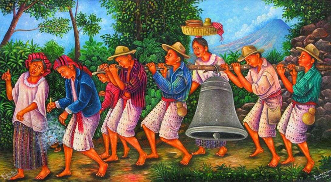 ベルを運ぶグアテマラ人 オンラインパズル