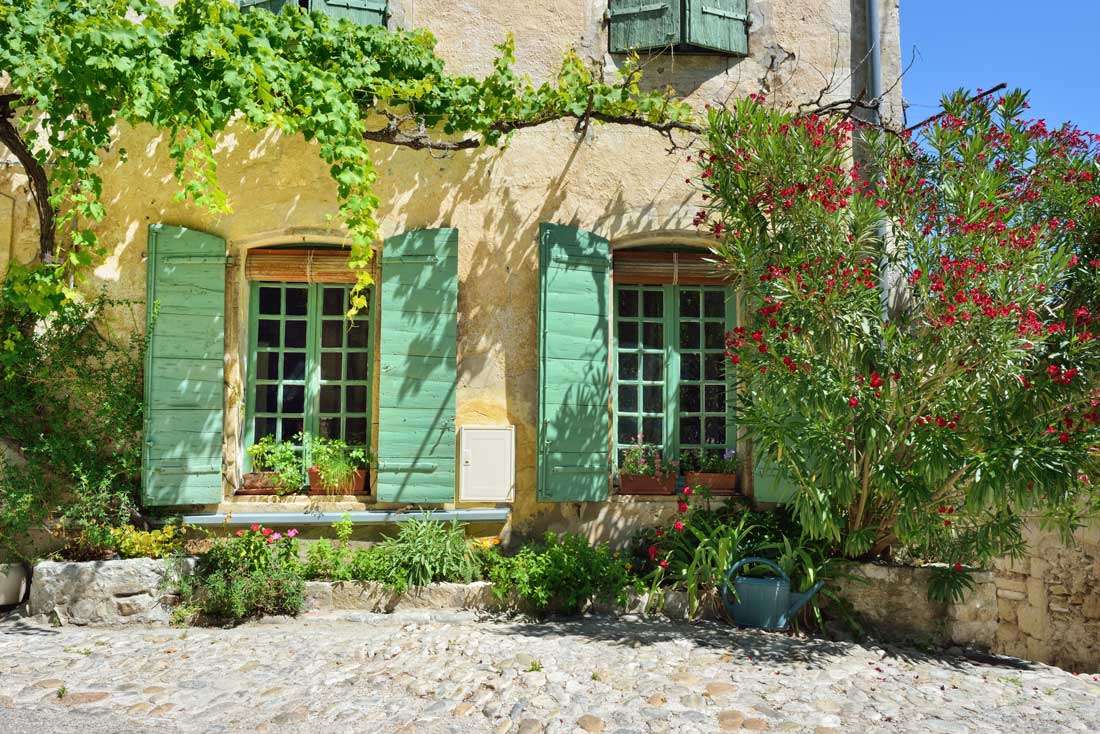 De gevel in Provençaalse stijl online puzzel