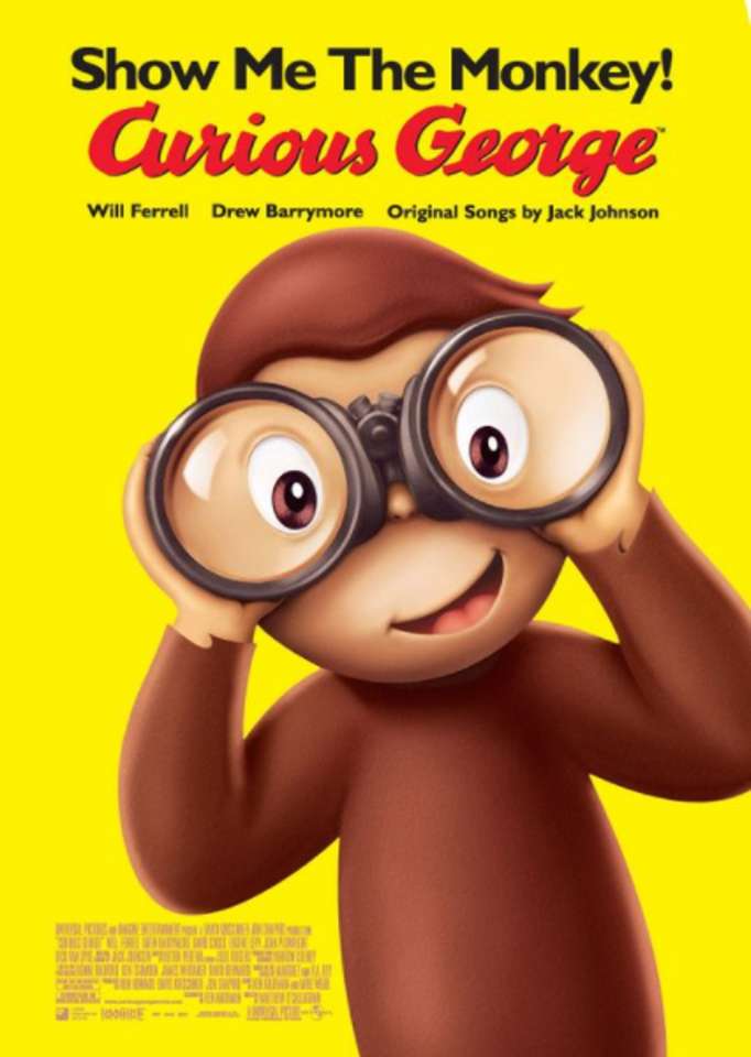 Curious George Filmplakat Online-Puzzle