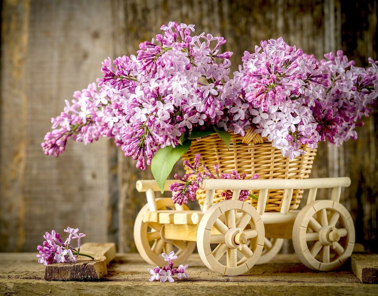 lilac bouquet online puzzle