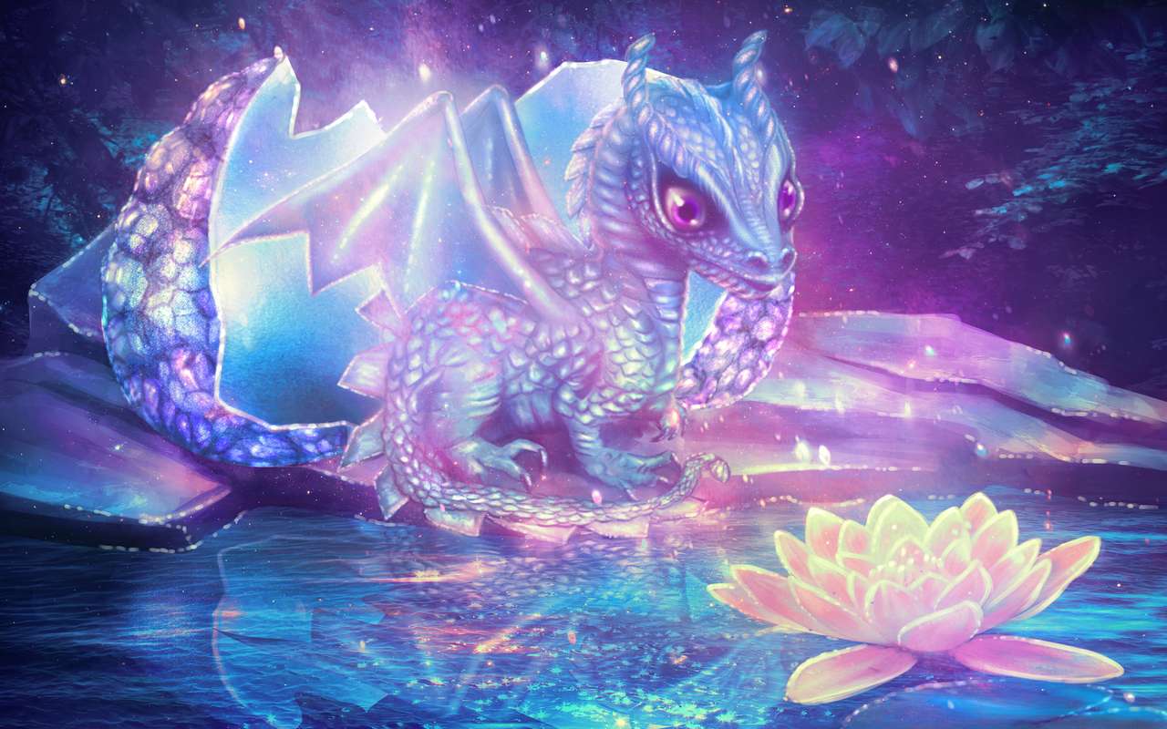 lindo dragãozinho quebra-cabeças online