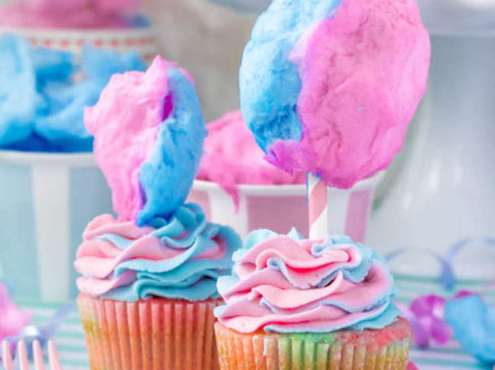 Cupcakes di zucchero filato puzzle online