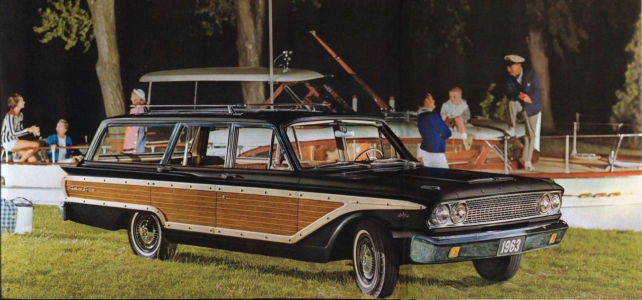 Ford Fairlane Squire 1963 року випуску пазл онлайн