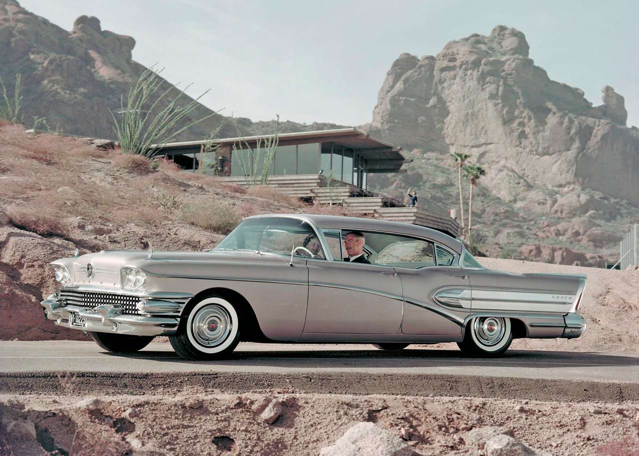 1958-as Buick Super 4 ajtós Riviera. kirakós online