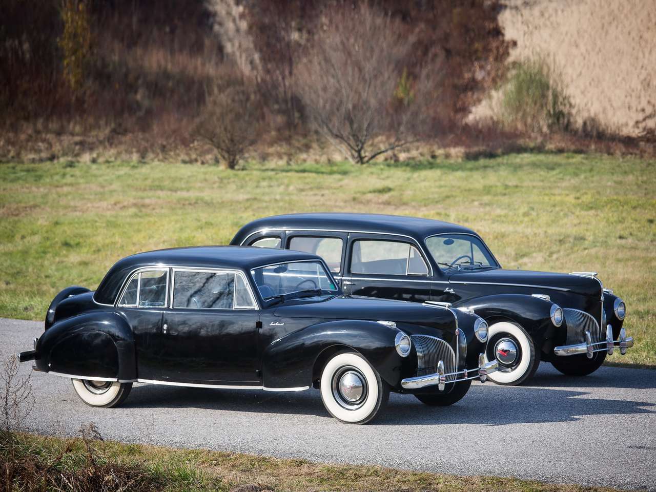 1941 Lincoln Continental Coupe & Lincoln Custom Li online puzzel