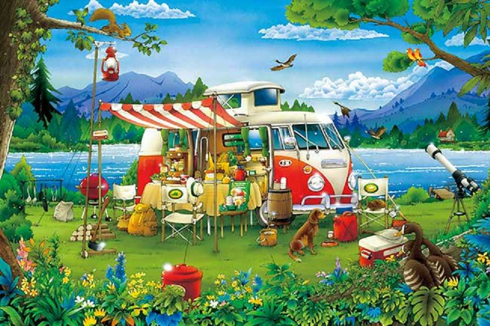 Holidays by the lake. jigsaw puzzle online